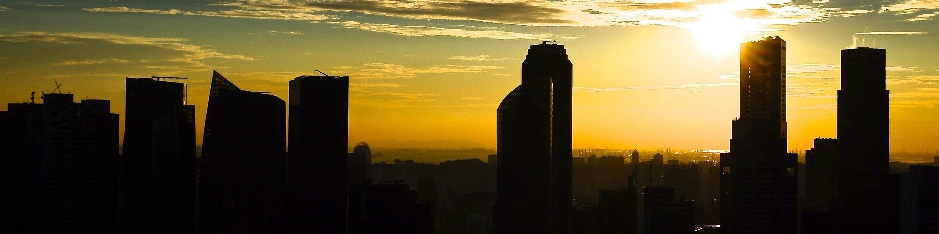 Silhouette einer Großstadt